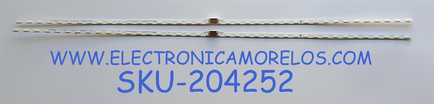KIT DE LED'S  PARA TV SAMSUNG ((2 PIEZAS)) NUMERO DE PARTE BN96-52597A / 52597A / AU8K/9K_STC500AF7_7020_2IN1_40LEDs_REV1.0_201020 / PANEL CY-SA050HGAV4H / MODELOS HG50AU800NFXZA / UN50AU8000FXZA  